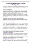 Samenvatting &vert; lesbrief Keuzegedrag &vert; LWEO &vert; Economie HAVO 4 &vert; 2025&sol;26