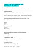 NURS 252&colon; Assessment Test Questions All Solved&period;