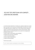 ATLS POST TEST WITH CORRECT&sol;ACCURATE ANSWERS