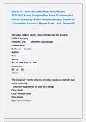 Sports IOT Arthrex Exam &vert;&vert; Most Recent Exam 2026 -2027 