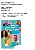BUNDEL Operationeel Personeelsmanagement samenvatting 6e editie 2023 en 7e 2025