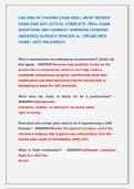 UAS END OF COURSE EXAM 2026 &vert;&vert; MOST RECENT  &NewLine;EXAM 2026-2027 ACTUAL COMPLETE  REAL EXAM &NewLine;QUESTIONS AND CORRECT ANSWERS &lpar;VERIFIED  &NewLine;ANSWERS&rpar; ALREADY GRADED A&plus; &vert; BRAND NEW &NewLine;EXAM &vert; JUST RELEASED&excl;&excl;