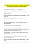 NYC Process Server Test with all Correct & 100&percnt; Verified Answers &vert;Latest Version &vert;Already Graded A&plus;