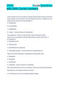 CPCU 500 EXAM STUDY GUIDE QUESTIONS AND ANSWERS &vert; VERIFIED ANSWERS &vert; COMPLETE EXAM PREPARATION GUIDE FOR 2026&sol;2027