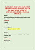 NURS 611 EXAM 1 PATHO ACTUAL EXAM AND TEST &NewLine;BANK NEWEST VERSION COMPLETE 250&plus; QUESTIONS &NewLine;AND CORRECT DETAILED ANSWERS WITH &NewLine;RATIONALES&vert;ALREADY GRADED A&plus; &lpar;MARYVILLE &NewLine;UNIVERSITY&rpar;