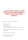 WGU C207 DATA-DRIVEN DECISION MAKING OA SUCCESS GUIDE &vert; COMPLETE EXAM BLUEPRINT WITH QUESTIONS&comma; ANSWERS AND DETAILED RATIONALES