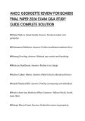 ANCC GEORGETTE REVIEW FOR BOARDS&NewLine;FINAL PAPER 2026 EXAM Q&A STUDY&NewLine;GUIDE COMPLETE SOLUTION