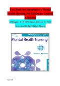 Test Bank for Introductory Mental Health Nursing 5th Edition by Cynthia Kincheloe Complete Chapters Questions and Verified Answers A&plus;