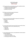 NR 304 Final Comprehensive Exam practice questions and answers &vert; Updated RATED A&plus; &vert; NEW &vert; UPDATED &vert; Chamberlain College of Nursing&NewLine;