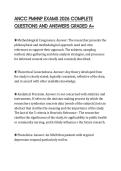 ANCC PMHNP EXAMS 2026 COMPLETE&NewLine;QUESTIONS AND ANSWERS GRADED A&plus;
