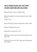 ANCC PMHNP EXAMS 2026 TEST PAPER&NewLine;SOLVED QUESTIONS AND SOLUTIONS