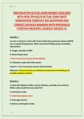 NGN NCLEX PN ACTUAL EXAM NEWEST 2026&sol;2027 &NewLine;WITH NGN &sol;PN NCLEX ACTUAL EXAM &lpar;NEXT &NewLine;GENERATION&rpar; COMPLETE 200 QUESTIONS AND &NewLine;CORRECT DETAILED ANSWERS WITH RATIONALES &NewLine;&lpar;VERIFIED ANSWERS&rpar; &vert;ALREADY GRADED A&plus;