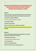 NGN NCLEX &sol;NCLEX NGN RN ACTUAL EXAM LATEST TEST &NewLine;BANK 300 QUESTIONS AND CORRECT DETAILED &NewLine;ANSWERS WITH RATIONALES &vert;AGRADE 