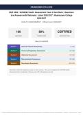 NUR 2092 &sol; NUR2092 Health Assessment Exam 2 Actual Exam 2026&sol;2027 &ndash; Complete Exam-Style Questions &vert; Detailed Rationales &ndash; Pass Guaranteed &ndash; A&plus; Graded&NewLine;&NewLine;