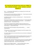 NYC MASTER ELECTRICIAN EXAM WITH ALL CORRECT & 100&percnt; VERIFIED ANSWERS &vert;LATEST VERSION &vert;ALREADY GRADED A&plus;