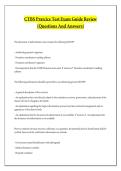 CTBS Pratcice Test Exam Guide Review &lpar;Questions And Answers&rpar;