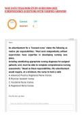 WGU D455 TEXAS BON STUDY GUIDE BON QUIZ JURISPRUDENCE QUESTIONS WITH VERIFIED ANSWERS&comma;1000&percnt;CORRECT
