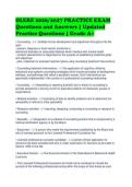OLERE 2026&sol;2027 PRACTICE EXAM&NewLine;Questions and Answers &vert; Updated&NewLine;Practice Questions &vert; Grade A&plus;