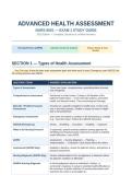 NURS 6001 Advanced Health Assessment Exam 1 Complete Questions & Answers &lpar;2026&rpar;&NewLine;