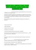 Industrial Wiring Final Exam 2026 &ndash; Verified Questions and Answers Complete Exam Material