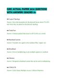 GSEC ACTUAL PAPER 2026 QUESTIONS&NewLine;WITH ANSWERS GRADED A&plus;