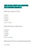 GSEC ACTUAL SCRIPT 2026 QUESTIONS&NewLine;WITH ANSWERS GRADED A&plus;