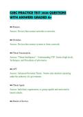 GSEC PRACTICE TEST 2026 QUESTIONS&NewLine;WITH ANSWERS GRADED A&plus;