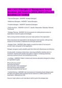 WGU C483 Principles of Management Newest&NewLine;Questions and Answers &lpar;2026&sol;2027&rpar; &vert; Practice&NewLine;Questions &vert; A&plus; Verified