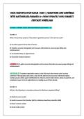 CRCR CERTIFICATION EXAM 2026 &vert;&vert;quEsTIONs ANd ANswERs&NewLine;wITh RATIONALEs&sol;gRAdEd A&plus;&sol;2026 updATE&sol;100&percnt; CORRECT&NewLine;&sol;INsTANT dOwNLOAd 