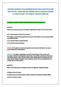 CERTIFIED REVENUE CYCLE REPRESENTATIVE &lpar;CRCR&rpar; PRACTICE EXAM&NewLine;2026 EDITION &vert;&vert;qUESTIONS AND ANSwERS wITh RATIONALES&sol;gRADED&NewLine;A&plus;&sol;2026 UPDATE&sol;100&percnt; CORRECT &sol;INSTANT DOwNLOAD 