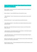 Texas Esthetician Written State Board Exam Review Questions Verified A&plus;