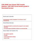 CCDS IBHRE Exam Newest 2026 Complete &NewLine;Questions &vert; With 100&percnt; Correct Answers graded A&plus; &NewLine;Guaranteed Success&excl; 