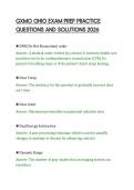 GXMO OHIO EXAM PREP PRACTICE&NewLine;QUESTIONS AND SOLUTIONS 2026&NewLine;