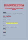 WGU D427 DATA MANAGEMENT APPLICATIONS OA &NewLine;EXAM AND STUDY GUIDE LATEST 2026 ACTUAL EXAM &NewLine;400 QUESTIONS AND CORRECT DETAILED ANSWERS &NewLine;WITH RATIONALES&lpar;VERIFIED ANSWERS&rpar;&vert;ALREADY &NewLine;GRADED A&plus;