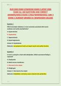 NUR 2502 EXAM 2&sol;NUR2502 EXAM 2 LATEST 2026 &NewLine;EXAM ALL 100 QUESTIONS AND CORRECT &NewLine;ANSWERS&sol;MDC3 EXAM 2 &sol;MULTIDIMENSIONAL CARE 3 &NewLine;EXAM 2 &vert;ALREADY GRADED A&plus;&vert;RASMUSSEN COLLEGE 