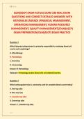 DLM&lpar;ASCP&rpar; EXAM ACTUAL EXAM 230 REAL EXAM &NewLine;QUESTIONS AND CORRECT DETAILED ANSWERS WITH &NewLine;RATIONALES&vert;AGRADE &lpar;FINANCIAL MANAGEMENT&comma; &NewLine;OPERATIONS MANAGEMENT&comma; HUMAN RESOURCE &NewLine;MANAGEMENT&comma; QUALITY MANAGEMENT&rpar;&sol;DLM&lpar;ASCP&rpar; &NewLine;EXAM PREPARATION&sol;DLM&lpar;ASCP&rpar; EXAM PRACTIC