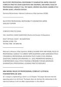 MULTISTATE PROFESSIONAL RESPONSIBILITY EXAMINATION &lpar;MPRE&rpar; 2026&sol;2027&NewLine;COMPLETE PRACTICE EXAM QUESTIONS AND ANSWERS &vert; ABA MODEL RULES OF&NewLine;PROFESSIONAL CONDUCT FULL TEST BANK &vert; VERIFIED SOLUTIONS &vert; BARBRI-STYLE&NewLine;REVIEW GUIDE &vert; UPDATED EDITION