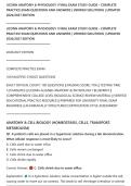 UCONN ANATOMY & PHYSIOLOGY I FINAL EXAM STUDY GUIDE &ndash; COMPLETE&NewLine;PRACTICE EXAM QUESTIONS AND ANSWERS &vert; VERIFIED SOLUTIONS &vert; UPDATED&NewLine;2026&sol;2027 EDITION
