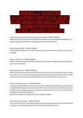 GENERALLY ACCEPTED &NewLine;ACCOUNTING PRINCIPLES &lpar;GAAP&rpar; &NewLine;EXAM QUESTIONS AND CORRECT &NewLine;ANSWERS GRADED A&plus; &NewLine;LATEST UPDATED 2026&sol;2027 