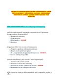 GCU NUR 631&colon; ADVANCED PHYSIOLOGY AND PATHOPHYSIOLOGY &vert; GRAND CANYON UNIVERSITY &vert; VERIFIED EXAM SOLUTIONS - COMPREHENSIVE QUESTIONS AND ANSWERS - CURRENT VERSION 2026&sol;2027 &lpar;PASS GUARANTEE&rpar;