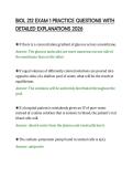 BIOL 212 EXAM 1 PRACTICE QUESTIONS WITH&NewLine;DETAILED EXPLANATIONS 2026&NewLine;