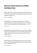 BPOC KEY MOCK EXAM WITH ANSWER&NewLine;RATIONALES 2026&NewLine;