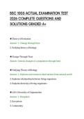 BSC 1005 ACTUAL EXAMINATION TEST&NewLine;2026 COMPLETE QUESTIONS AND&NewLine;SOLUTIONS GRADED A&plus;