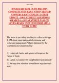 BSN366 EXIT HESI EXAM 2026-2027&colon; COMPLETE TEST BANK WITH VERIFIED ANSWERS & RATIONALES &vert; LATEST UPDATE &ndash; 100&percnt; CORRECT QUESTIONS GRADED A&plus; &vert; NCLEX-READY HIGH-YIELD STUDY GUIDE