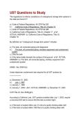 UST Exam Study Guide &vert; Underground Storage Tank Concepts&comma; Practice Focus Areas & Revision Notes