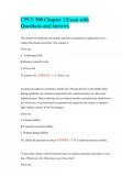 CPCU 500 Chapter 3 Exam with Questions and Answers