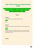 NUR 170 Exam 3 Concepts of Medical-Surgical Nursing&NewLine;&vert; Questions and Verified Answers &vert; 100&percnt; Correct&NewLine;&lpar;Latest Update&rpar; &vert; Grade A - Galen&NewLine;