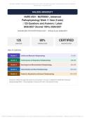 NURS 6501 Advanced Pathophysiology Bundle Actual Exam 2026&sol;2027 &ndash; A&plus; Graded &vert; 100&percnt; Verified &ndash; Detailed Rationales &ndash; Pass Guaranteed