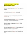 Globus 201 Secure C Exam with Questions and Answers