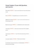 Steam Engineer Exam with Questions and Answers